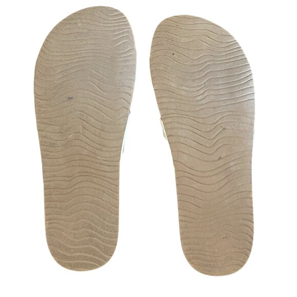 Reef Cushion Vista Minimalist 2 Strap Sandal Slide Sz 7 Vintage/Cream #286L - Picture 10 of 11